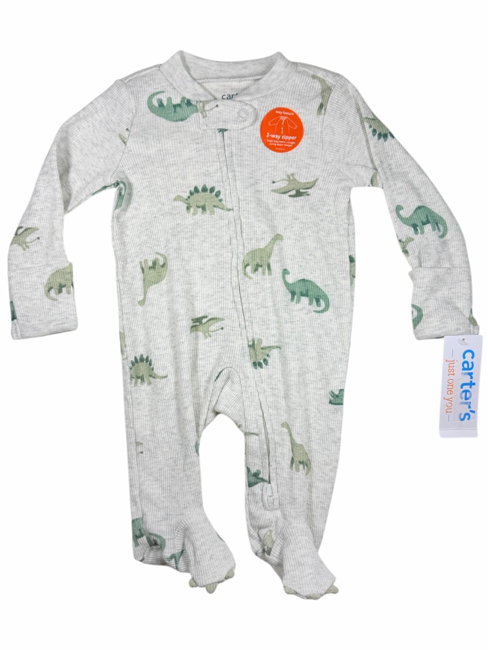 Carter’s Dino Footie Sleeper Pajamas Newborn NWT
